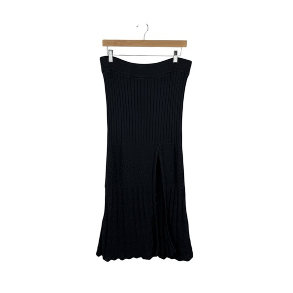 Free People Women’s Bari Column Crochet Maxi Skirt in Black Size S - Picture 5 of 15